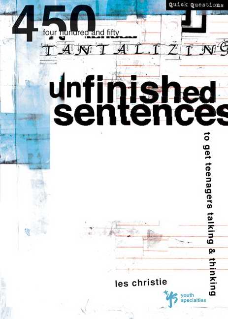 Unfinished Sentences By Les Christie (Paperback) 9780310230939