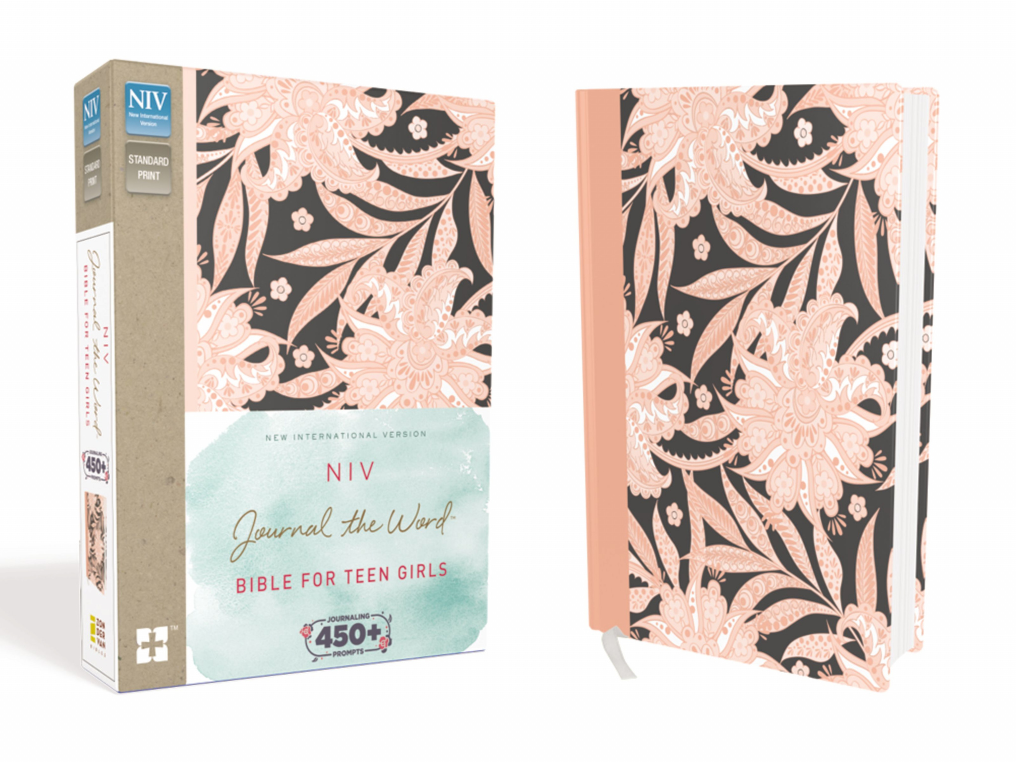 NIV Journal The Word Bible For Teen Girls Pink Floral By Zondervan