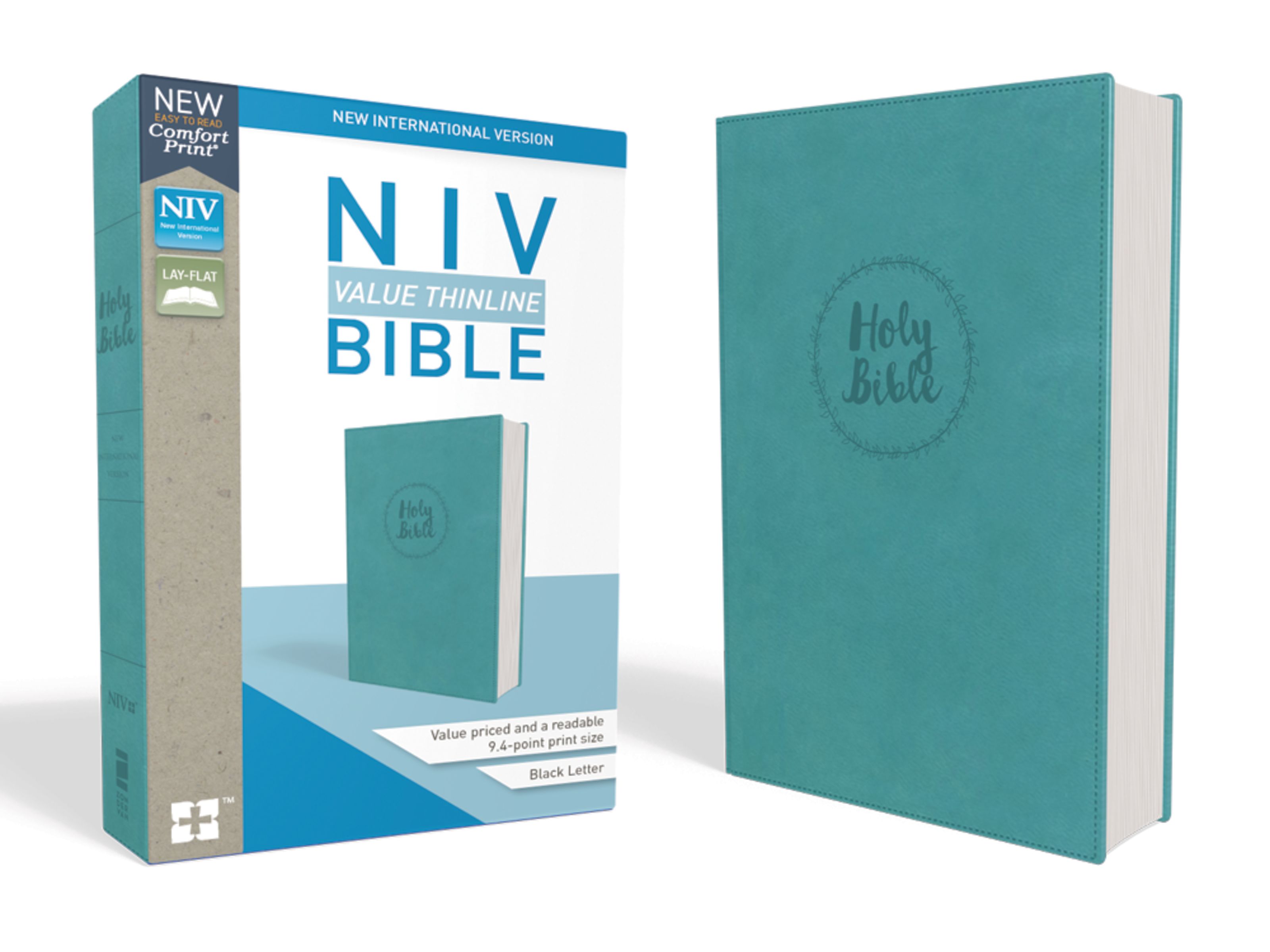 NIV Value Thinline Bible Imitation Leather Blue By Zondervan