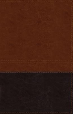 NIV Reference Bible Giant Print Leathersoft Brown Red Letter Thu