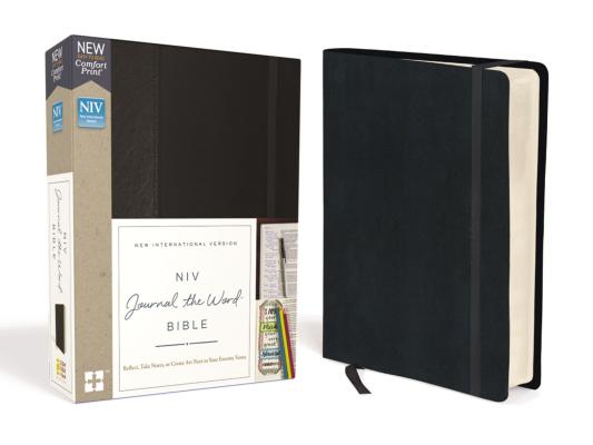 NIV Journal the Word Bible Perfect for Note-Taking Hardcover Blac