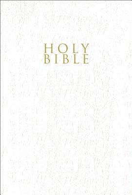 NIV Gift And Award Bible Leather-Look White Red Letter Edition Com