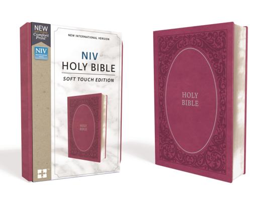 NIV Comfort Print Bible Pink Imitation Leather Reading Plan Plan