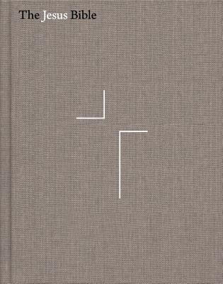 The Jesus Bible NIV Edition Cloth Over Board Gray Linen Comfort Pr