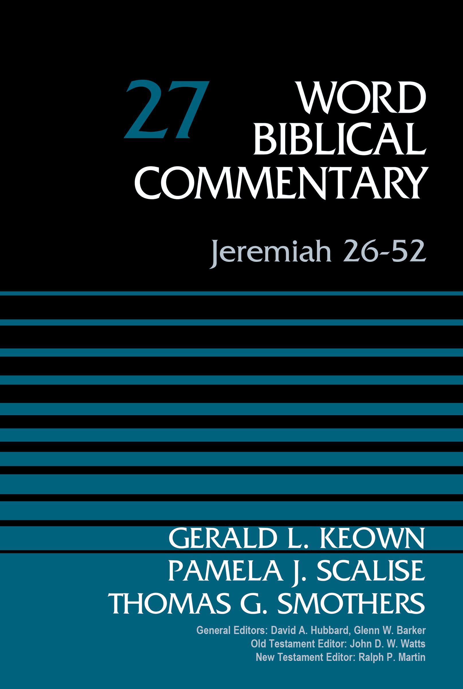 Jeremiah 26-52 Volume 27 By Dr Gerald Keown (Hardback) 9780310522256