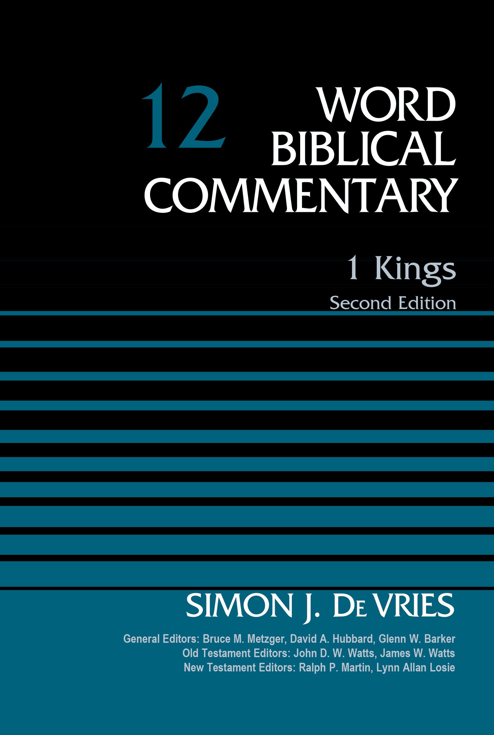 1 Kings Volume 12 By Simon De Vries (Hardback) 9780310522300