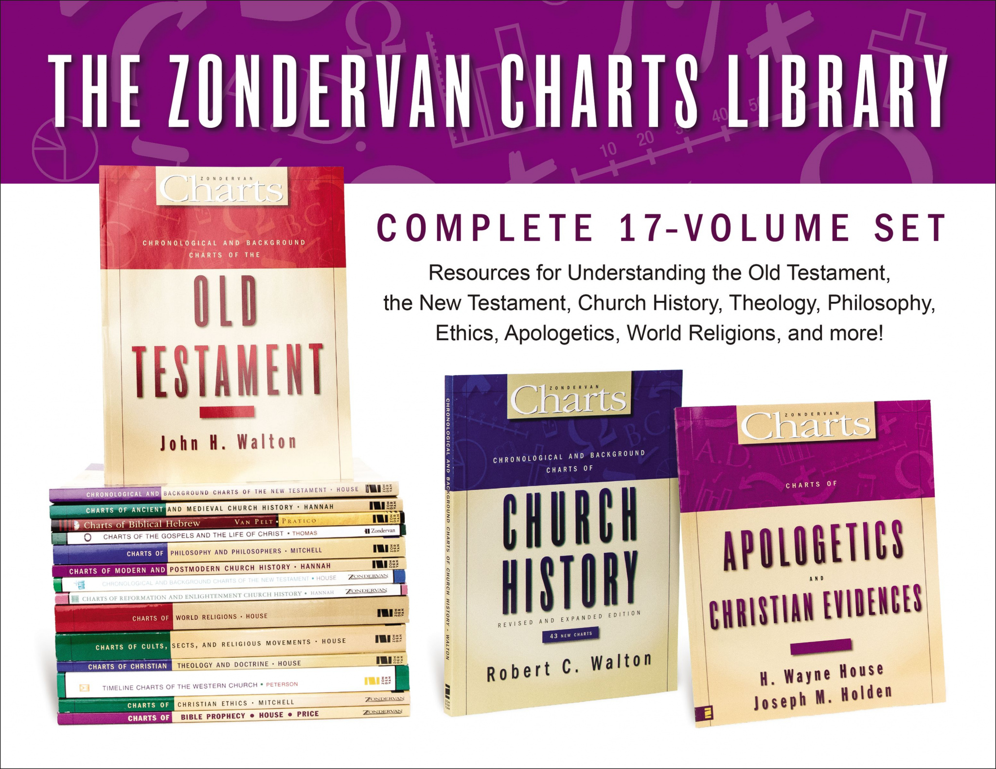 The Zondervan Charts Library Complete 17-Volume Set (Paperback)