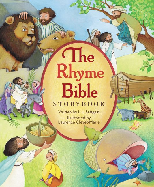 The Rhyme Bible Storybook By L J Sattgast (Hardback) 9780310726029