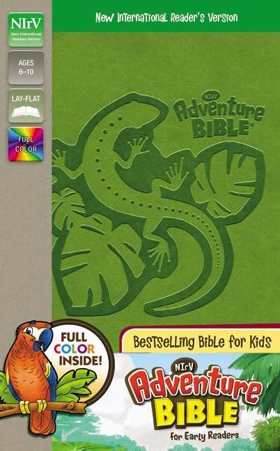 NIr V Adventure Bible for Early Readers Imitation Leather Green Ful