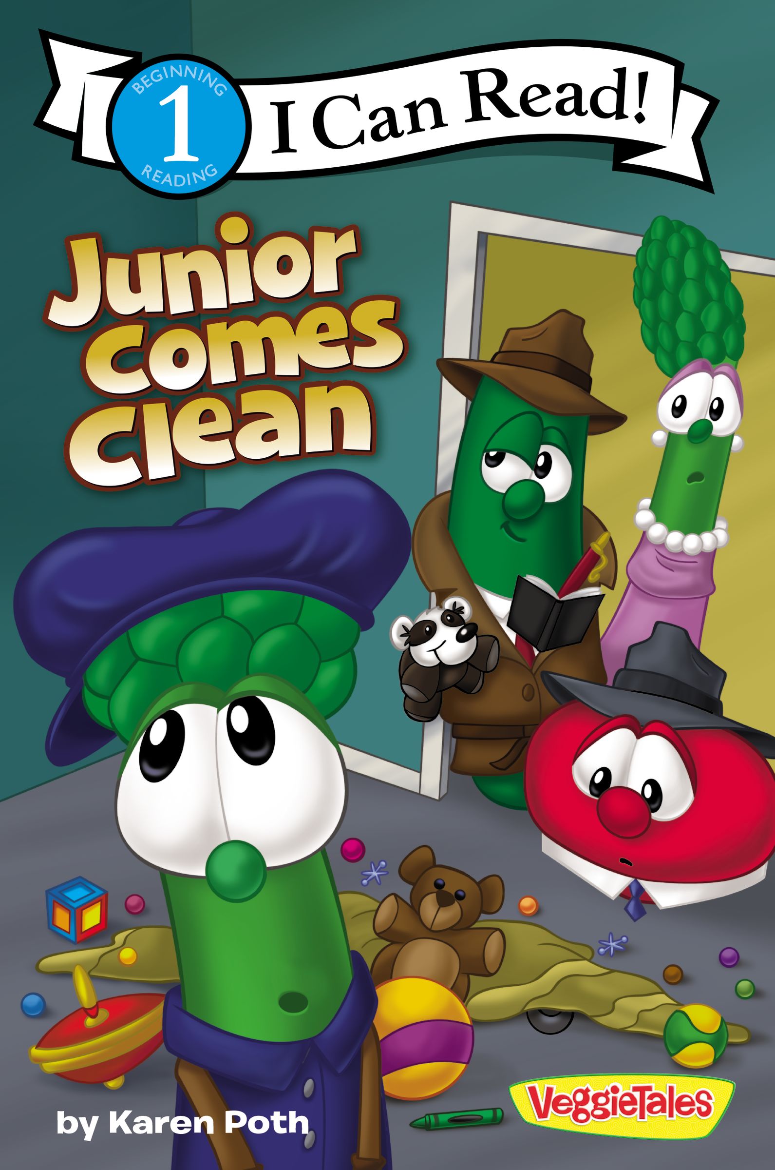 Veggie Tales Junior Comes Clean By Karen Poth (Paperback) 9780310732082