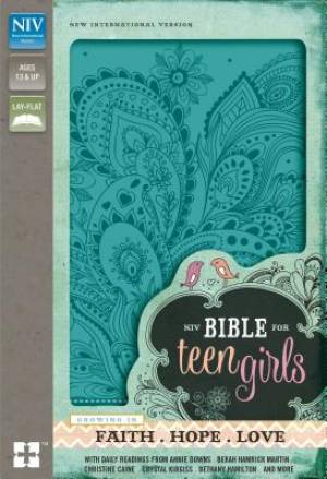 NIV Bible for Teen Girls Blue By Zondervan (Imitation Leather)