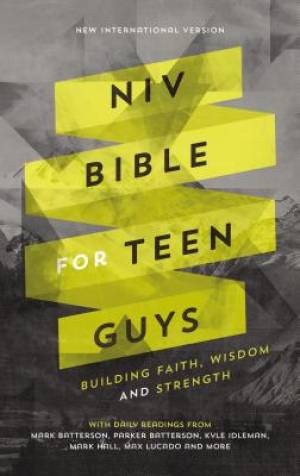 NIV Bible for Teen Guys By Zondervan (Hardback) 9780310753063