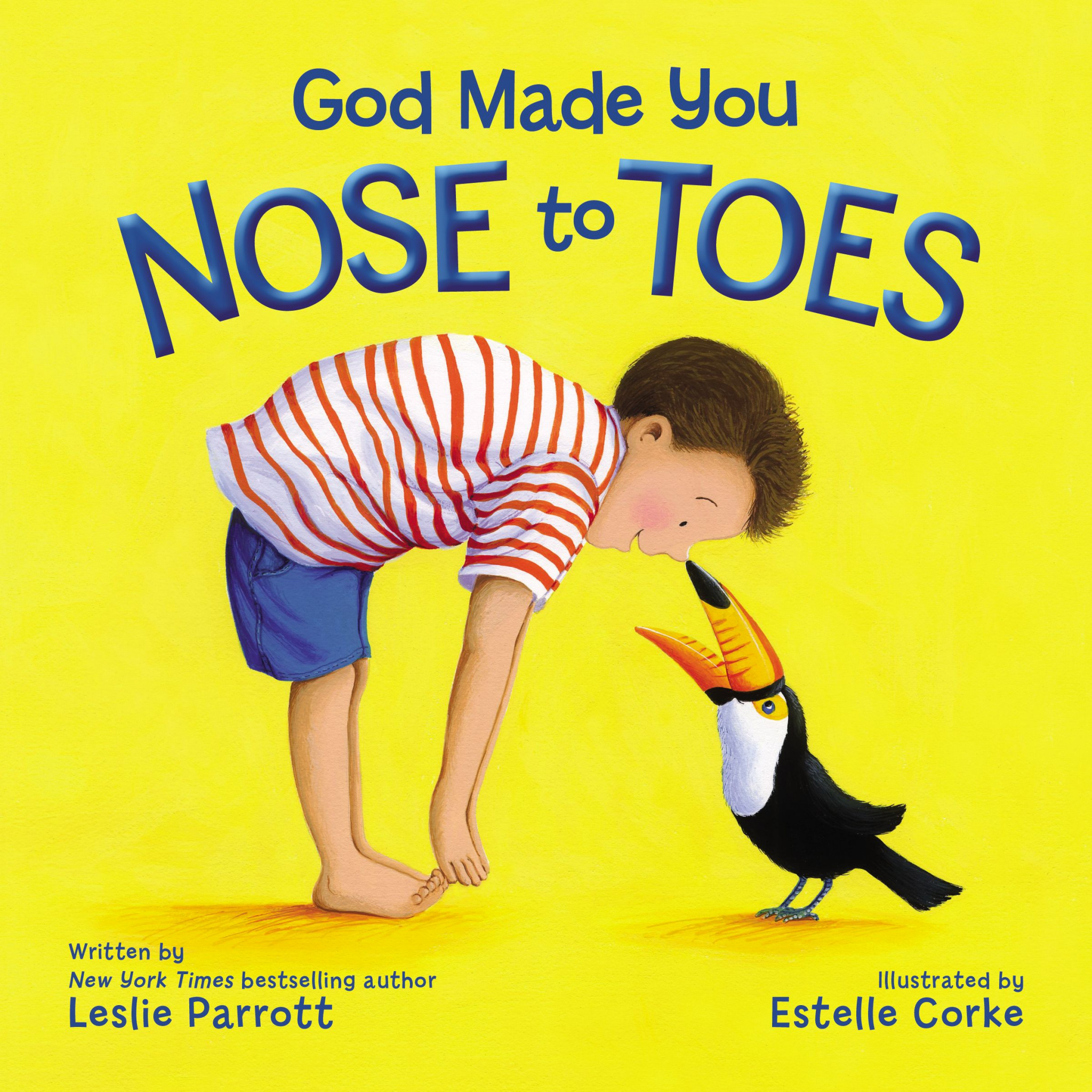 God Made You Nose to Toes By Leslie Parrott (Board book) 9780310757405