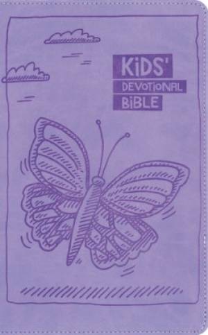 Kids' Devotional Bible Nirv By Zondervan (Leather) 9780310758143