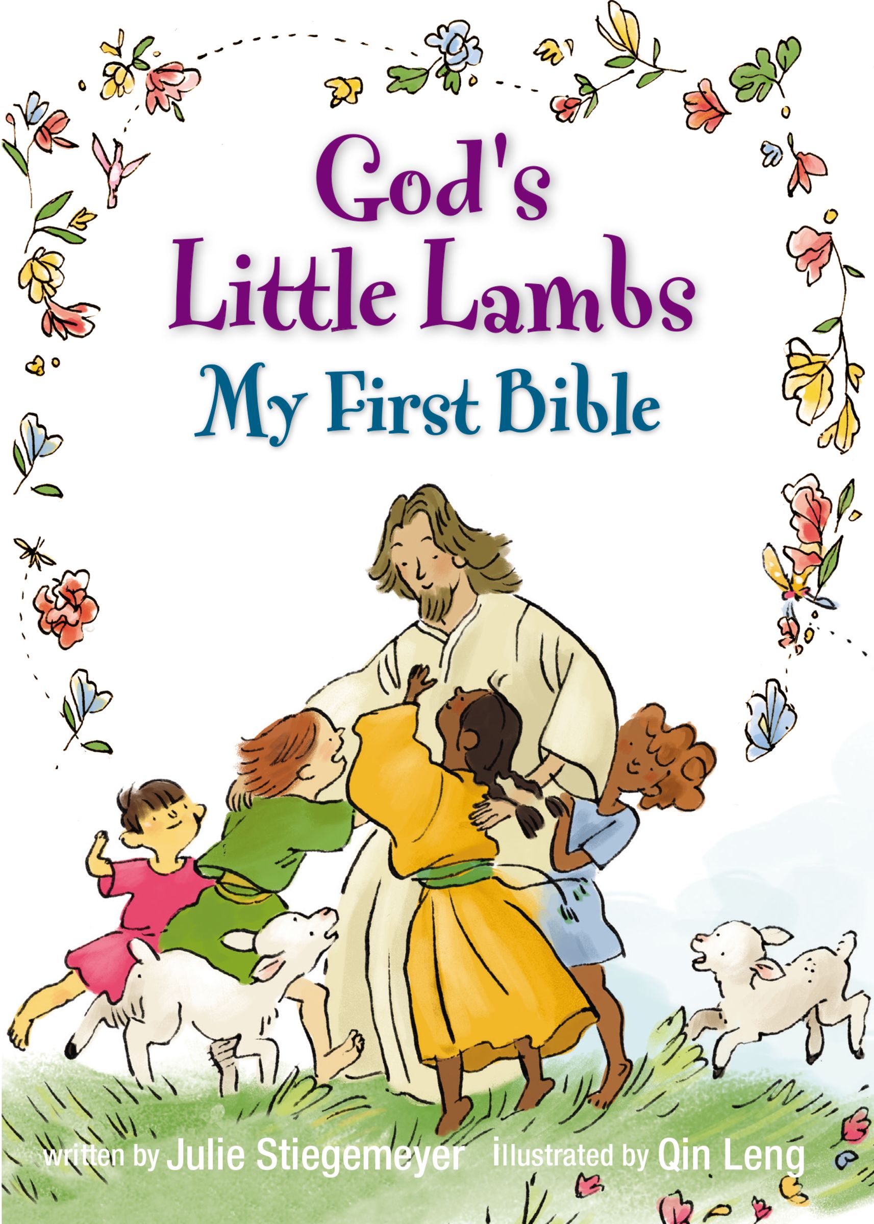 God's Little Lambs My First Bible By Julie Stiegemeyer (Board book)