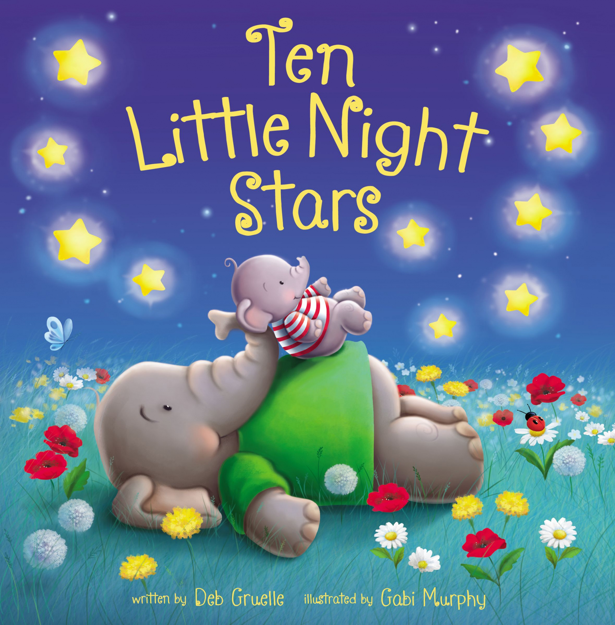 Ten Little Night Stars By Deb Gruelle (Board book) 9780310762126