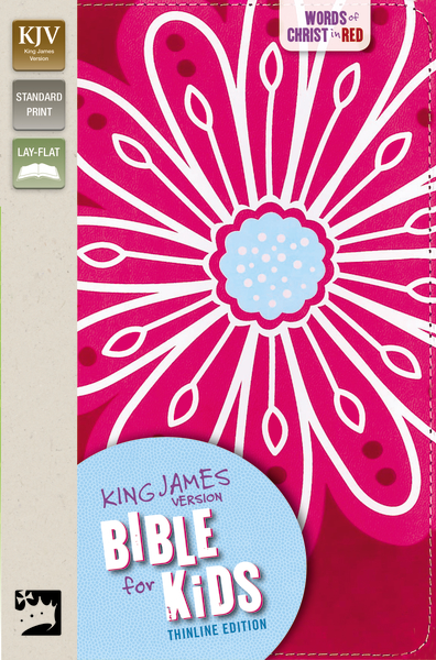 KJV Bible for Kids Imitation Leather Pink By Zondervan (Leather)