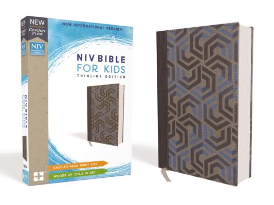 NIV Bible for Kids Cloth over Board Blue Red Letter Edition Comfor