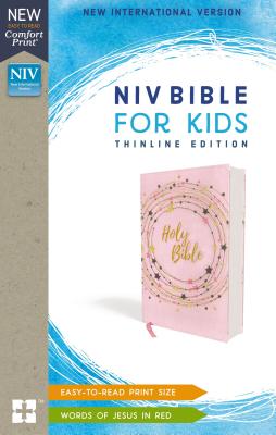 NIV Bible for Kids Flexcover Pink Gold Red Letter Edition Comfort