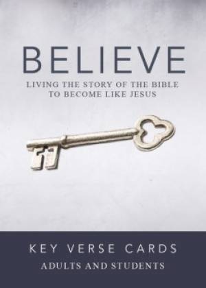 Believe Key Verse Cards Adult Student By Zondervan Publishing