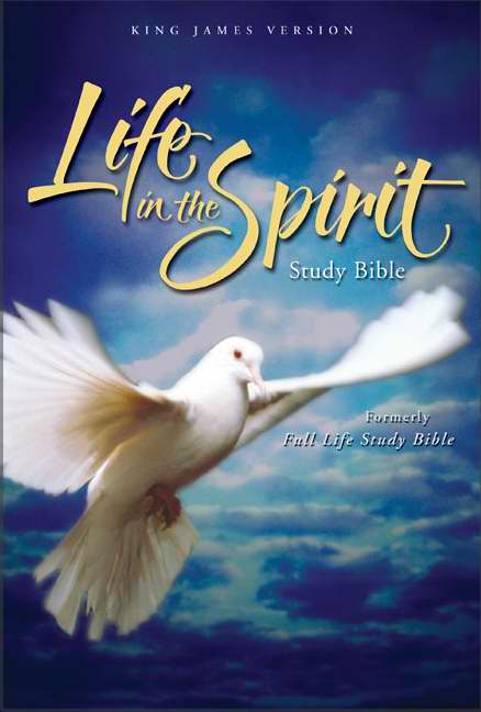 KJV Life in the Spirit Study Bible Black Top Grain Leather (Leather)