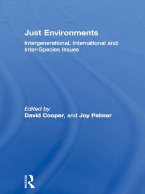 Just Environments By Cooper David Edward Palmer Joy A (Paperback)