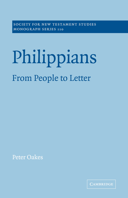 Philippians By Peter Oakes (Paperback) 9780521036610