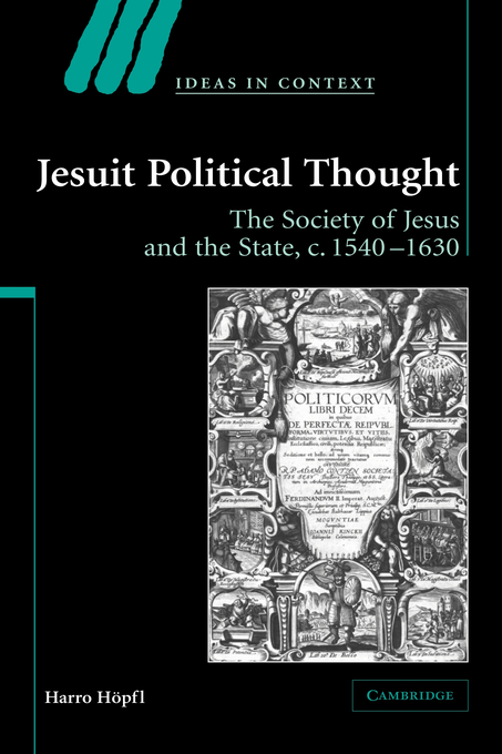 Jesuit Political Thought By Harro Hopfl lancaster University