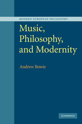 Music Philosophy and Modernity (Paperback) 9780521107822