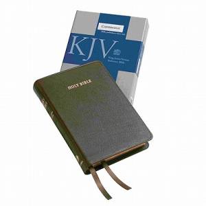 KJV Cameo Reference Edition KJ455 XR Brown Calfskin Leather (Leather)