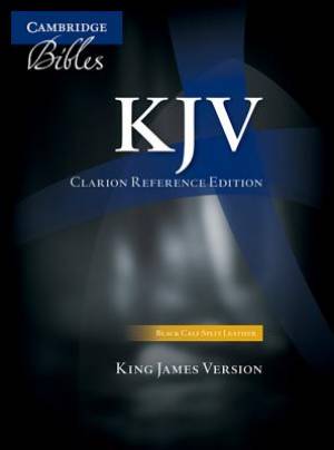 KJV Clarion Reference Bible Calfskin Leather Black (Leather)