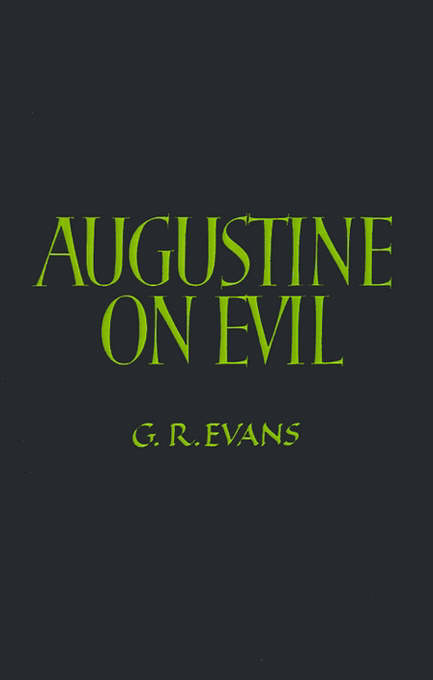 Augustine On Evil (Paperback) 9780521397438