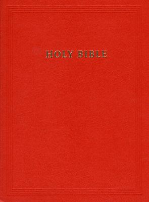 REB Lectern Bible with Apocrypha Red imitation leather By Bible