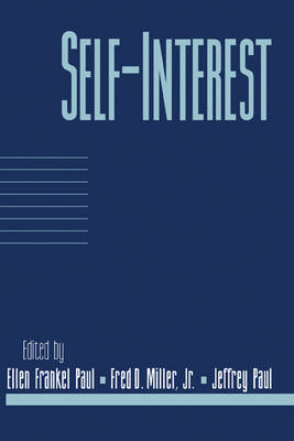 Self-Interest Volume 14 Part 1 (Paperback) 9780521598927