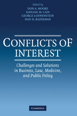 Conflicts of Interest By Moore Don A Cain Daylian Loewenstein George