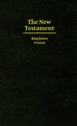 KJV Giant Print New Testament Hardback By King James Cloth Black