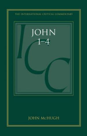 John 1-4 International Critical Commentary By John F Mc Hugh (Hardback)