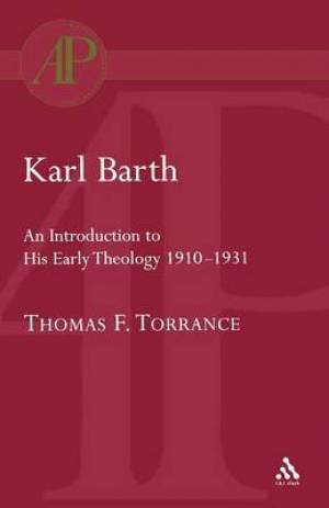 Karl Barth Introduction To Early Theology (Paperback) 9780567084163