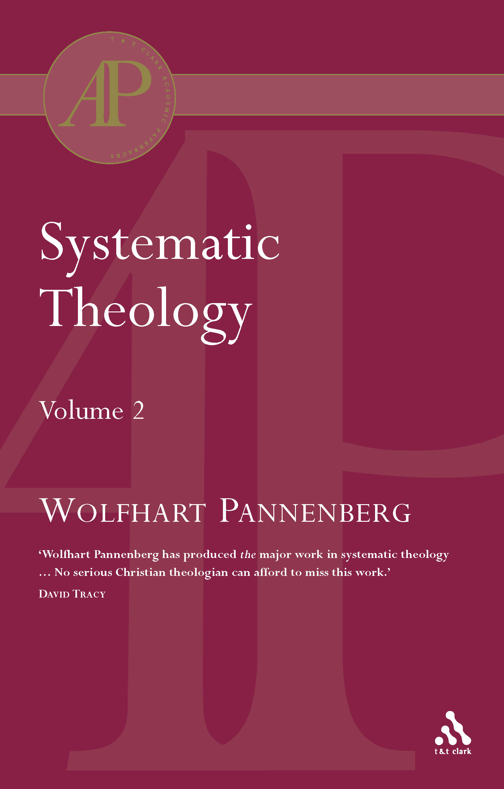 Systematic Theology Vol 2 By Wolfhart Pannenberg (Paperback)