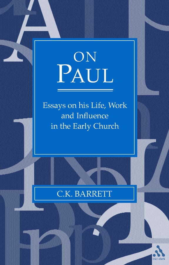 On Paul By C K Barrett (Hardback) 9780567089021