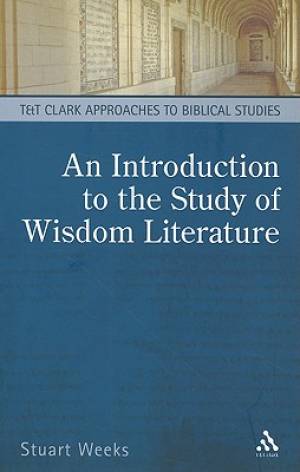 An Introduction to the Study of Wisdom Literature (Paperback)