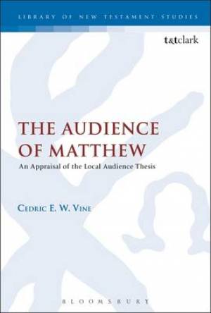 The Audience of Matthew (Hardback) 9780567421739