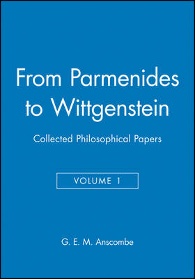 From Parmenides to Wittgenstein (Hardback) 9780631129226