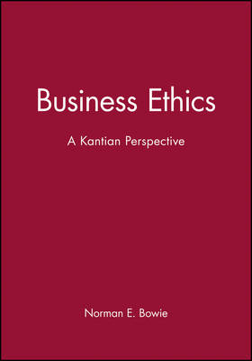 Business Ethics By Norman E Bowie university Of Minnesota (Hardback)