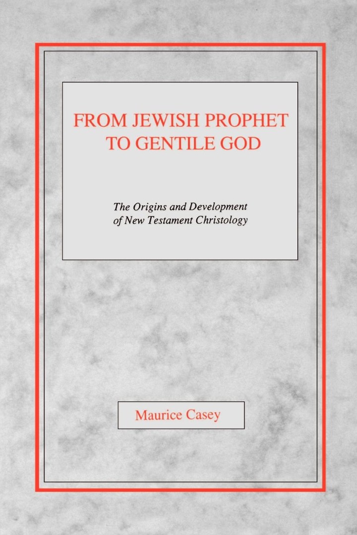 From Jewish Prophet To Gentile God