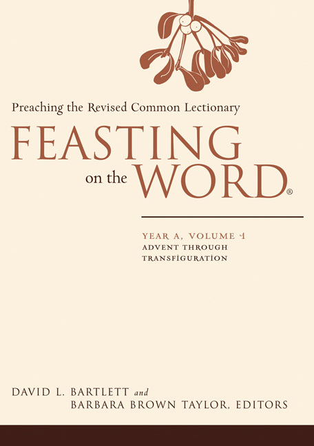 Feasting on the Word Year A Volume 1 By David L Bartlett (Hardback)