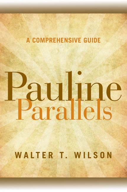 Pauline Parallels By Walter T Wilson (Paperback) 9780664231200