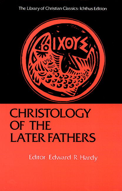 Christology of the Late Fathers By Hardy Edward R (Paperback)