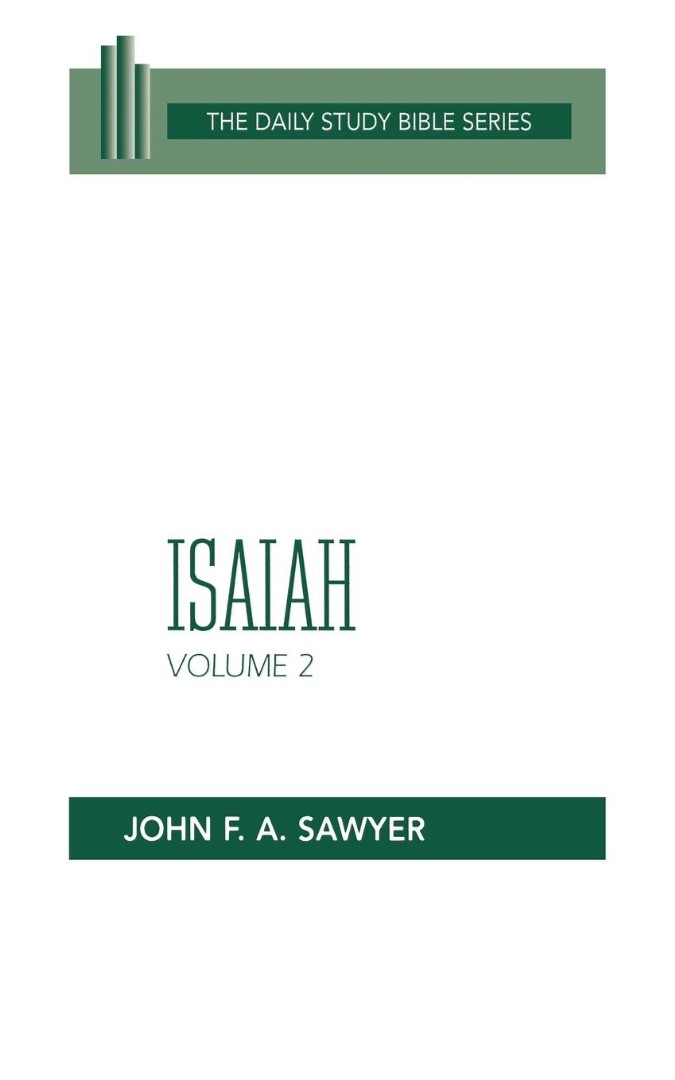 Isaiah Vol 2 Daily Study Bible By John F A Sawyer (Paperback)