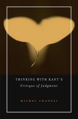 Thinking with Kant's Critique of Judgment By Michel Chaouli (Hardback)